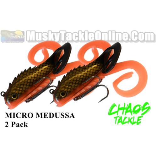 水草 yu-a729 Chaos Tackle Micro Medussa - 2 Pack - Musky Tackle Online